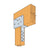 Simpson ECCQ4X-SDS2.5 End Column Cap for 4X Beam