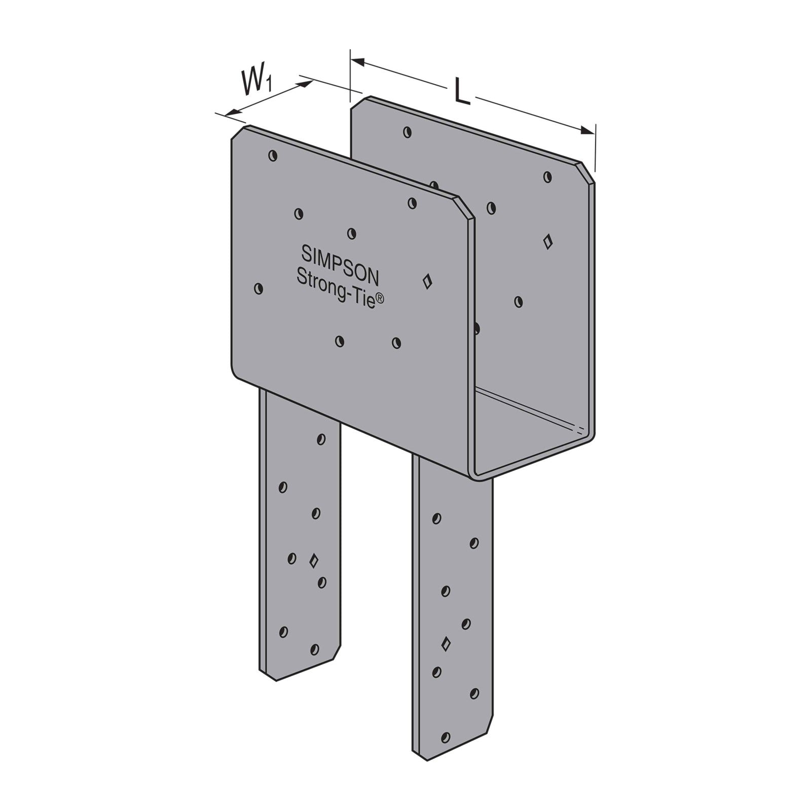 Simpson ECCQ5-6SDS2.5 End Column Cap
