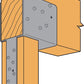 Simpson ECCQ44SDS2.5 End Column Cap w/SDS Screws - Gray Paint