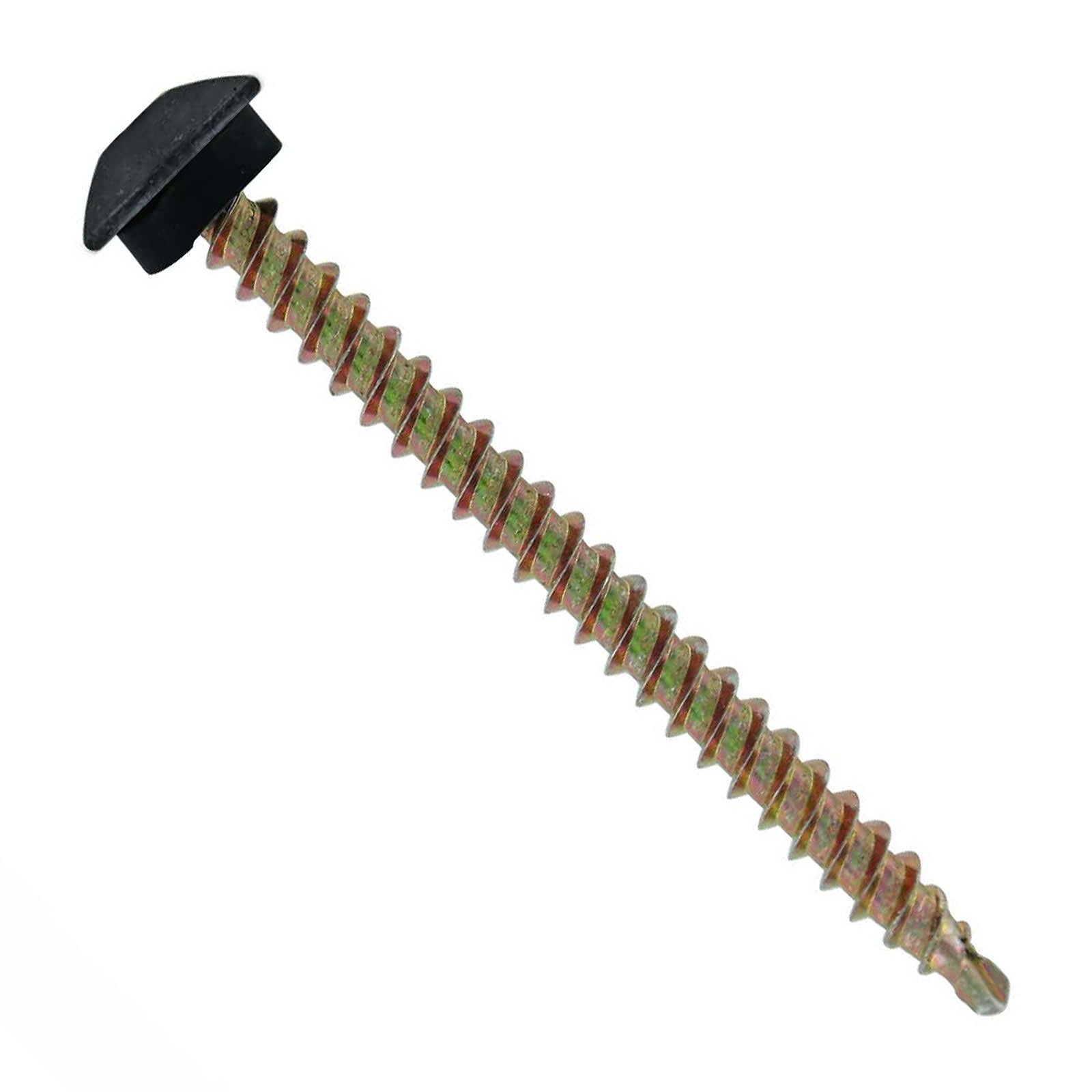 #10 x 212 inch Eclipse Woodbinder Metal Roofing Screw Black Pkg 250