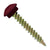 #10 x 112 inch Eclipse Woodbinder Metal Roofing Screw Burgundy Pkg 250