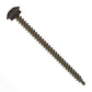 #10 x 3 inch Eclipse Woodbinder Metal Roofing Screw Charcoal Gray Pkg 250