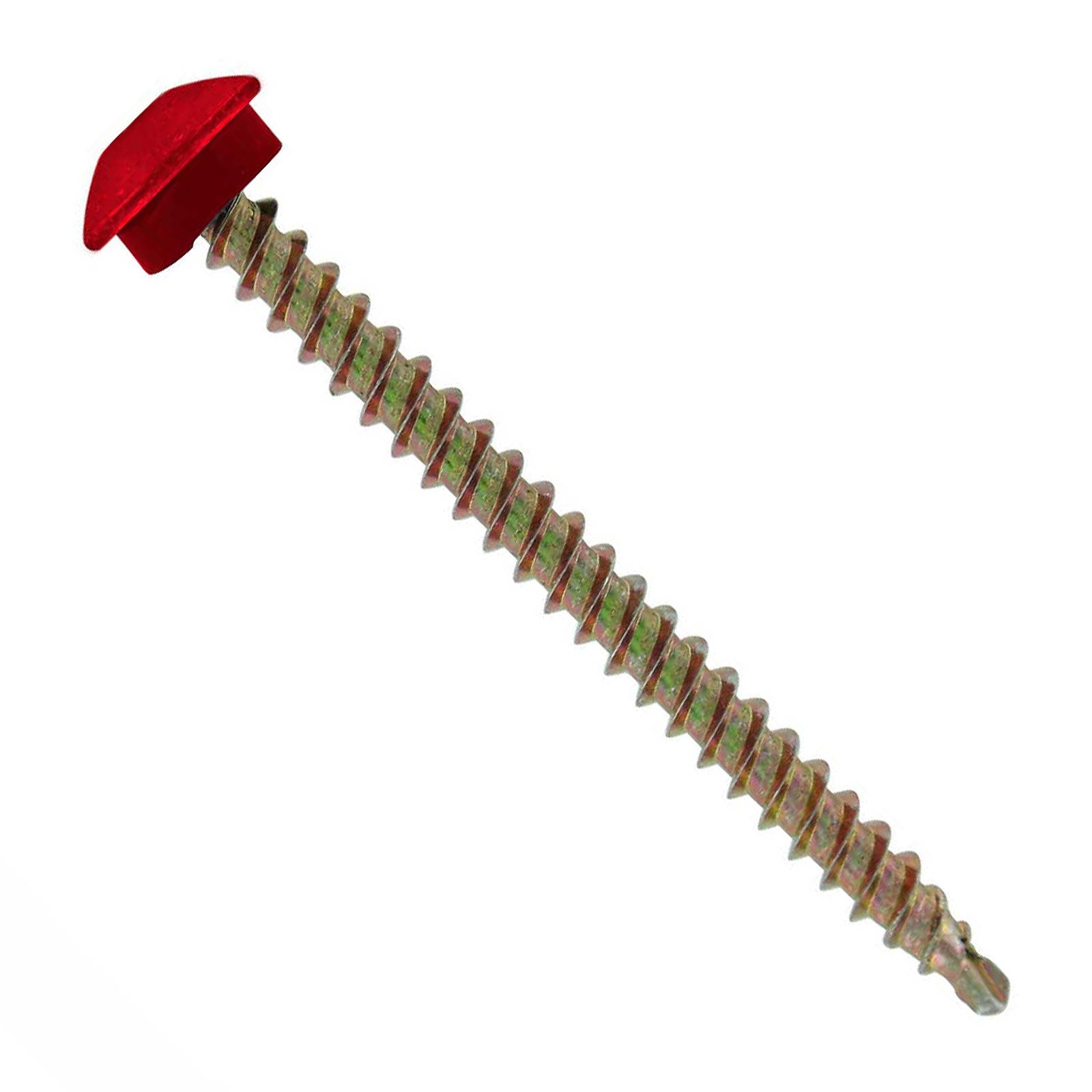 #10 x 212 inch Eclipse Woodbinder Metal Roofing Screw Crimson Pkg 250