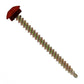 #10 x 212 inch Eclipse Woodbinder Metal Roofing Screw Rustic Red Pkg 250