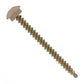 #10 x 212 inch Eclipse Woodbinder Metal Roofing Screw Tan Pkg 250