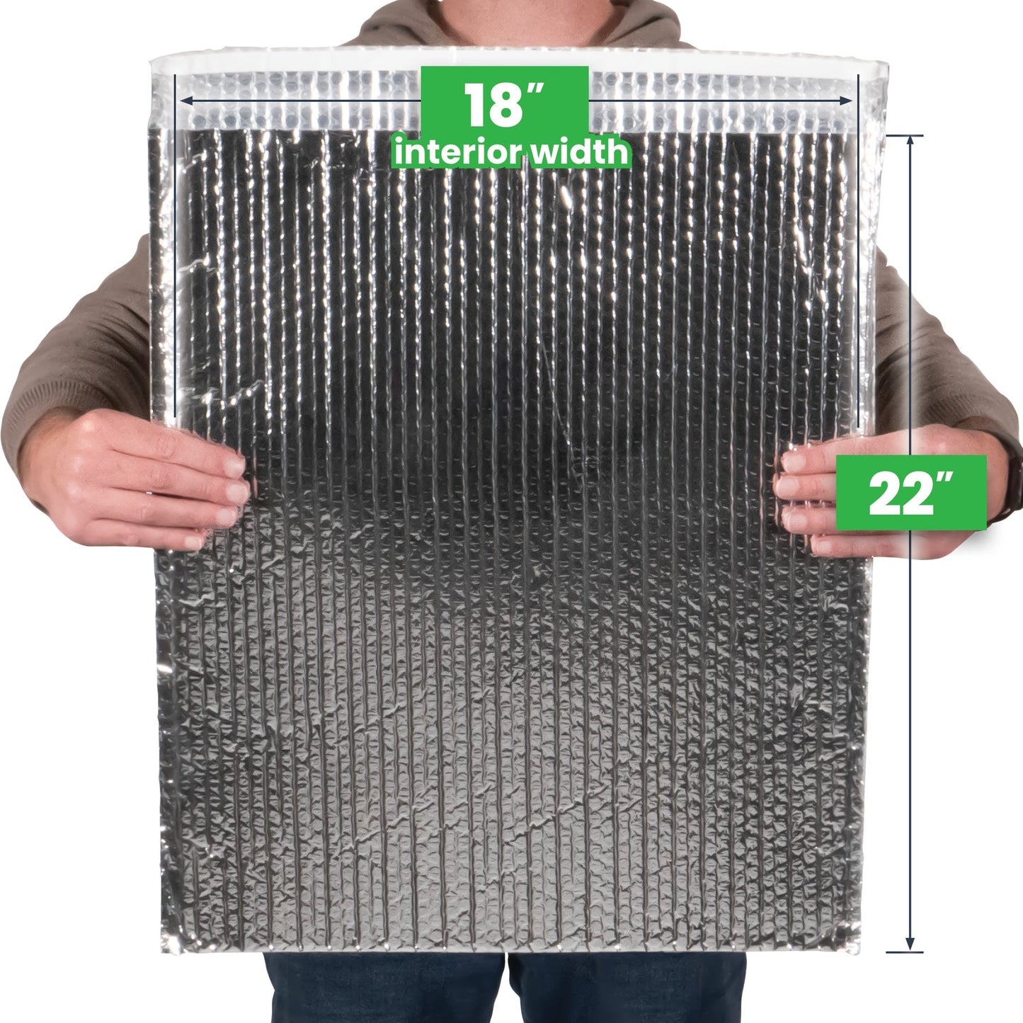 18" x 22" Ecofoil Thermal Bubble Mailers - Pkg 50