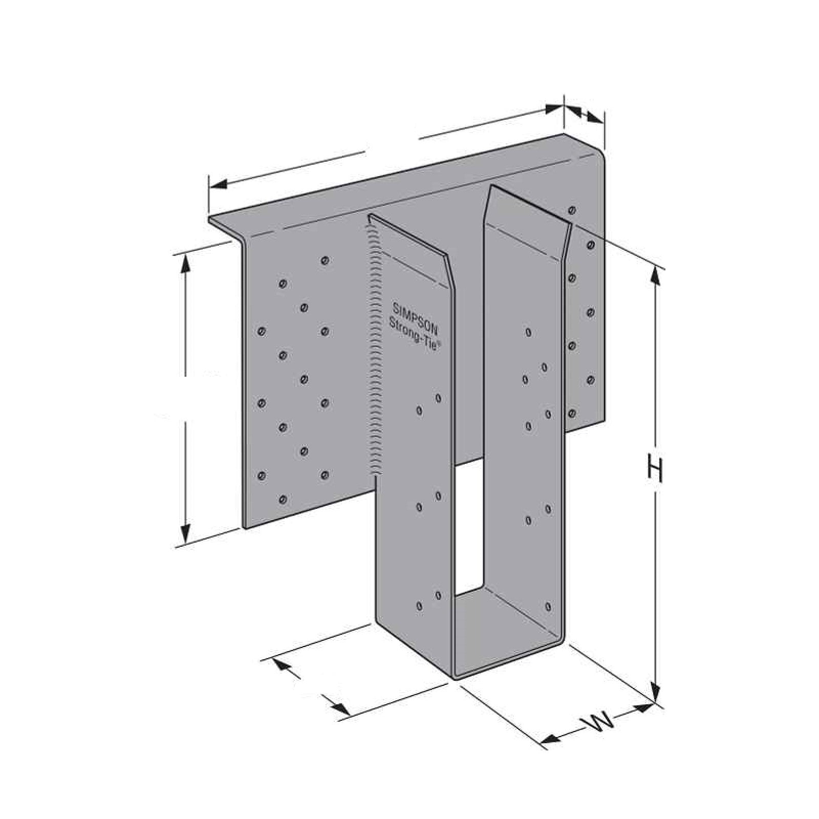 Simpson EGQ5.62X-SDS High Capacity Top-Flange Hanger