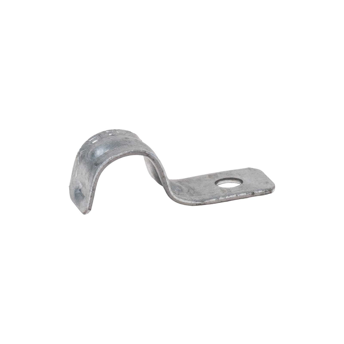 Conquest 3/8" One-Hole EMT Conduit Pipe Clamp - Pre-Galvanized