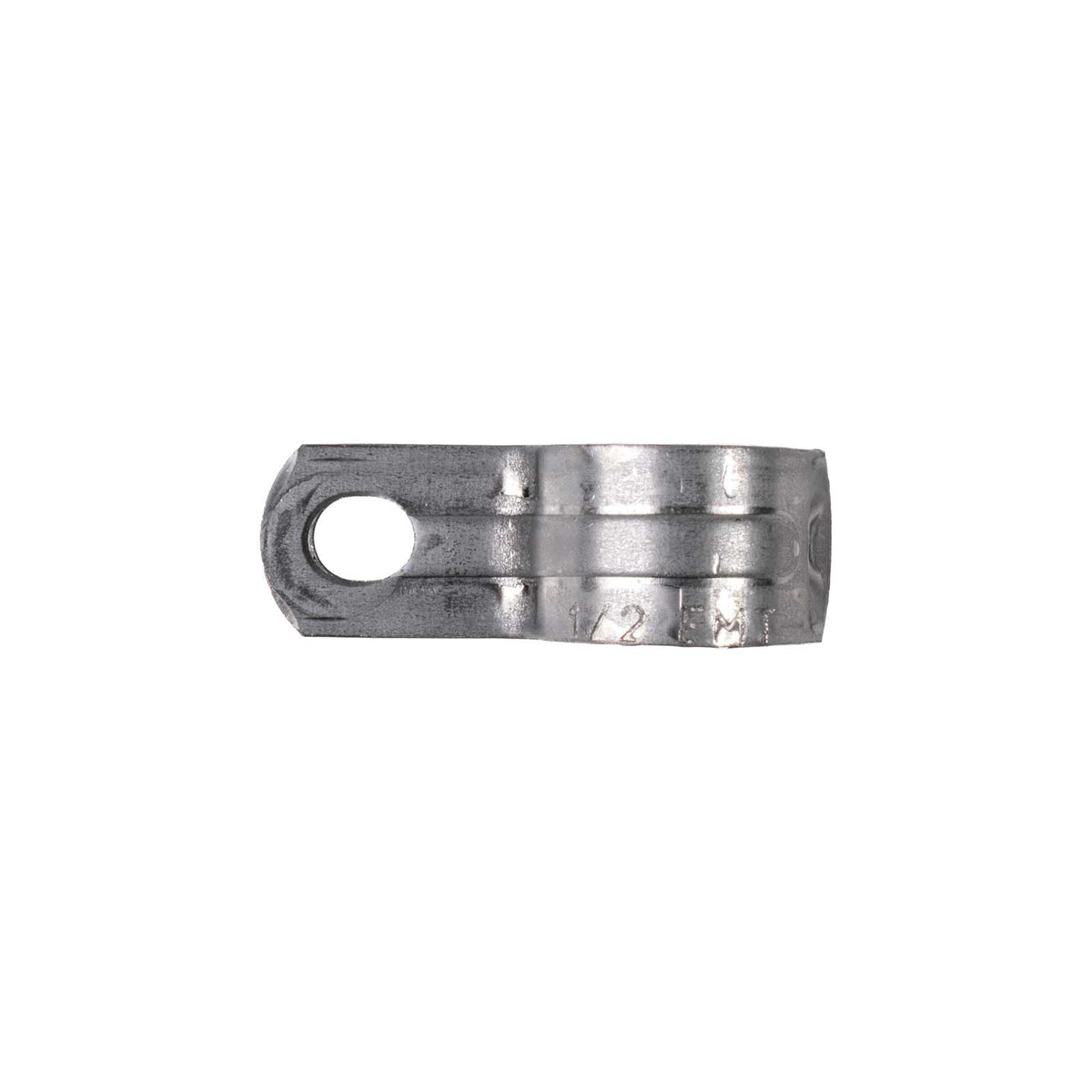 Conquest 1/2" One-Hole EMT Conduit Pipe Clamp - Pre-Galvanized