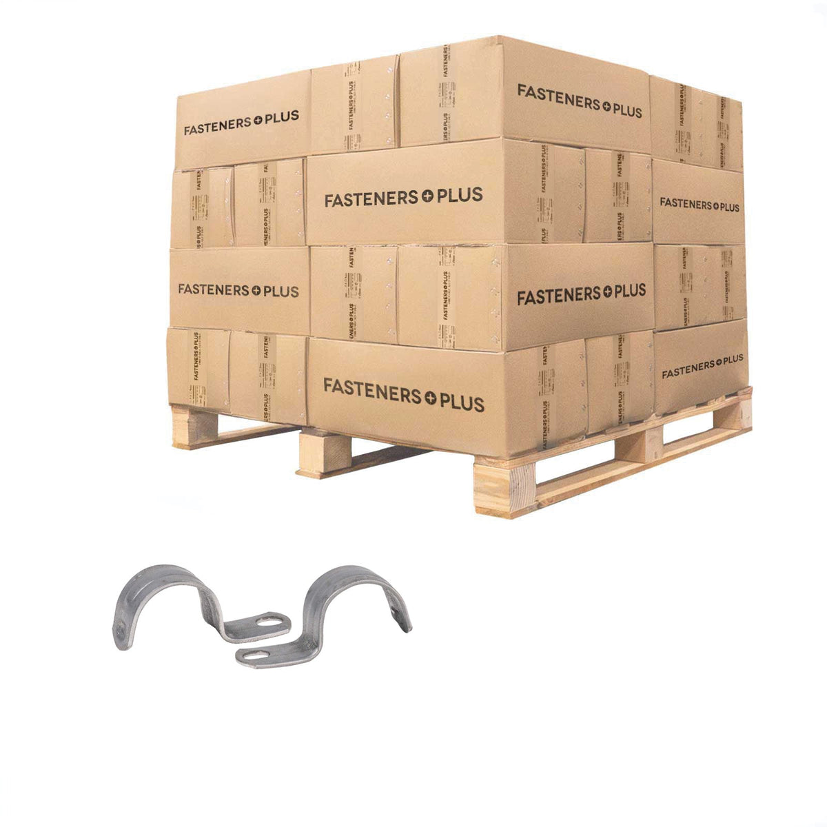 Conquest 3/4" EMT One-Hole Strut Clamp - Pre-Galvanized | Qty. 36,000 (Pallet)