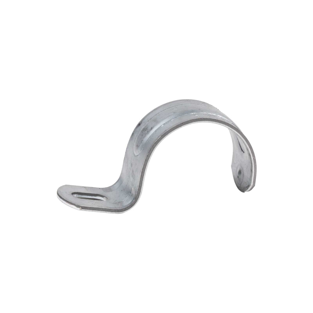 Conquest 1-1/4" One-Hole EMT Conduit Pipe Clamp - Pre-Galvanized