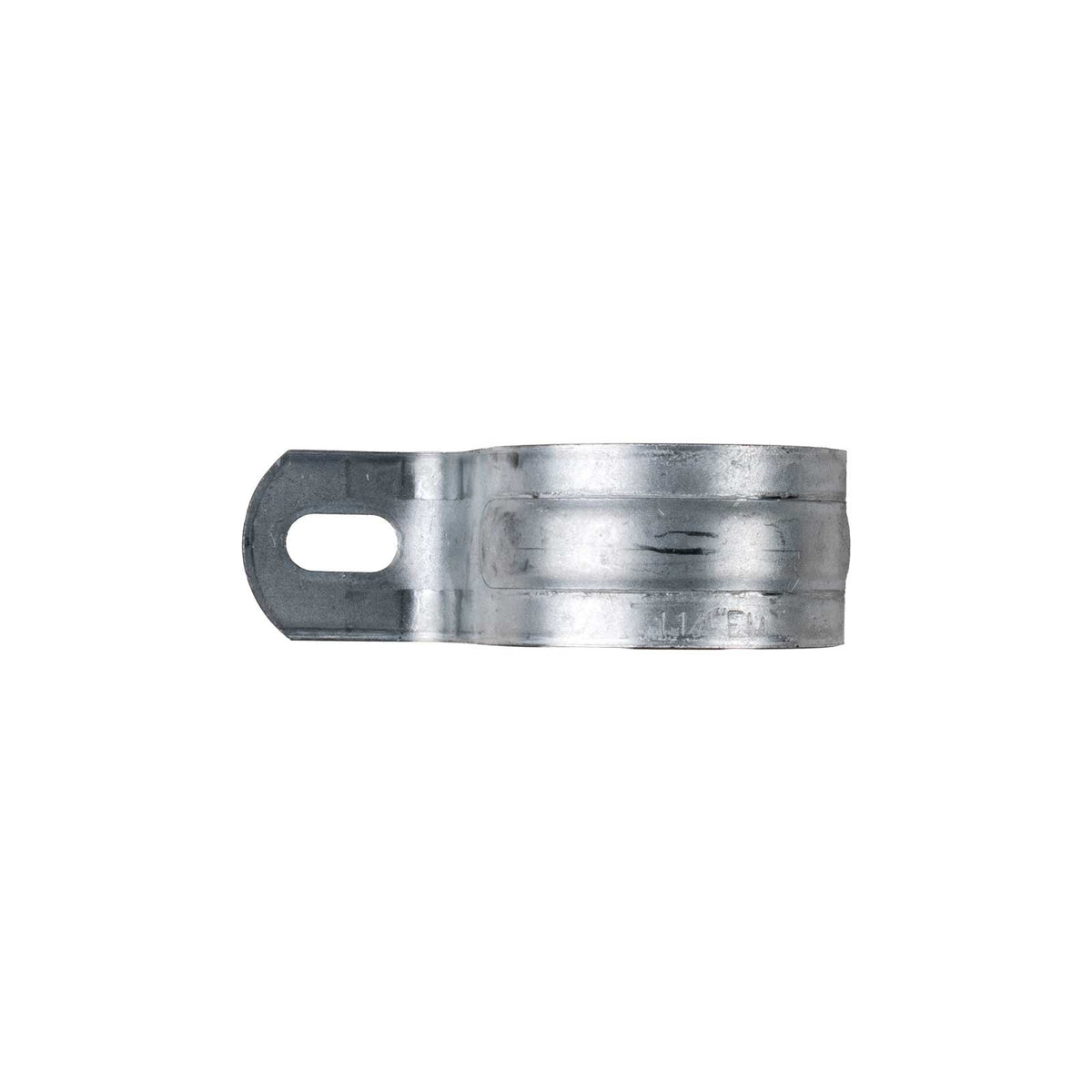 Conquest 1-1/4" One-Hole EMT Conduit Pipe Clamp - Pre-Galvanized
