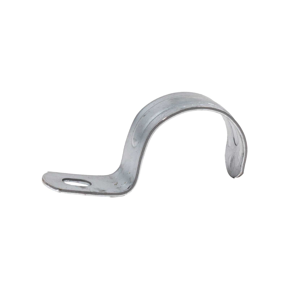 Conquest 1-1/2" One-Hole EMT Conduit Pipe Clamp - Pre-Galvanized