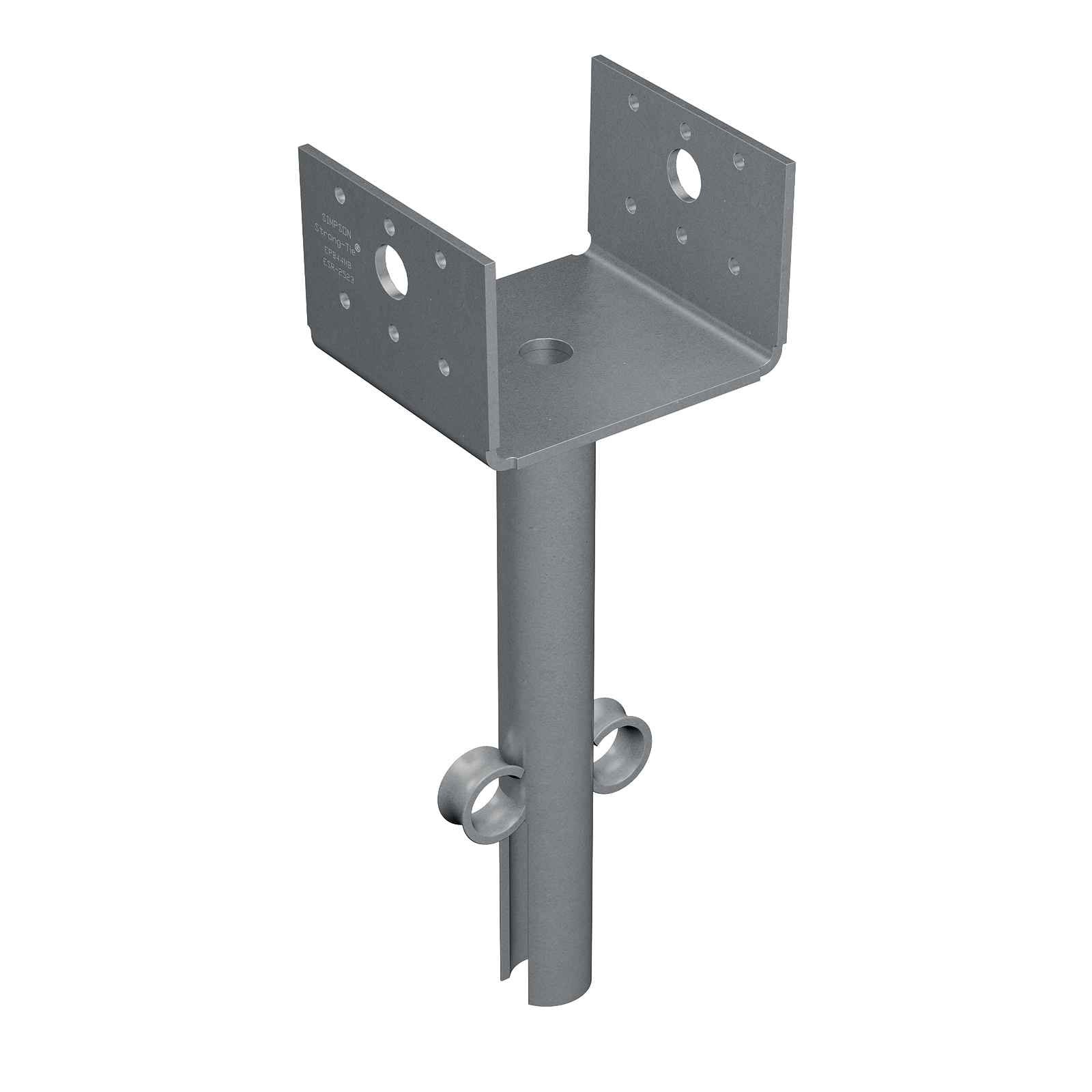 Simpson EPB44MB 4x4 Elevated Post Base - Gray Paint