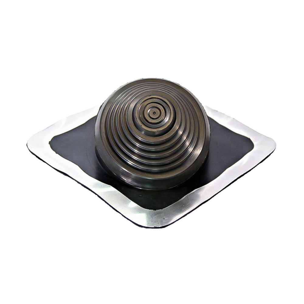 #2 Roofjack Extreme Angle EPDM Pipe Flashing Boot for Metal Roof, Black