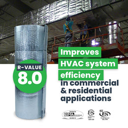 R-8 HVAC Duct Wrap Insulation rFOIL Big 8 - 4' x 50' (200 Sq Ft ...