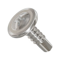 #8 x 9/16" Self-Drilling Wire-Lath Modified Truss-Head Screw - 410 Stainless Steel, Pkg 1000