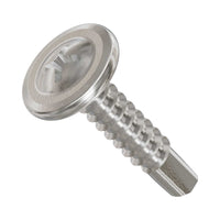 #8 x 1-1/4" Self-Drilling Wire-Lath Modified Truss-Head Screw - 410 Stainless Steel, Pkg 1000