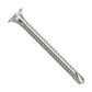#8 x 1-5/8" Square Drive Self-Drilling Bugle-Head Screw - 410 Stainless Steel, Pkg 100