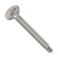 #8 x 1-5/8" Self-Drilling Wire-Lath Modified Truss-Head Screw - 410 Stainless Steel, Pkg 100