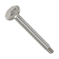 #8 x 1-5/8" Self-Drilling Wire-Lath Modified Truss-Head Screw - 410 Stainless Steel, Pkg 1000