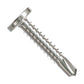 #10 x 1" Square Drive Self-Drilling Pancake-Head Screw - 410 Stainless Steel