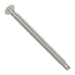 #10 x 3" Square Drive Self-Drilling Bugle-Head Screw - 410 Stainless Steel