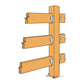 Simpson Strong-Tie FBR24Z Fence rail bracket installation