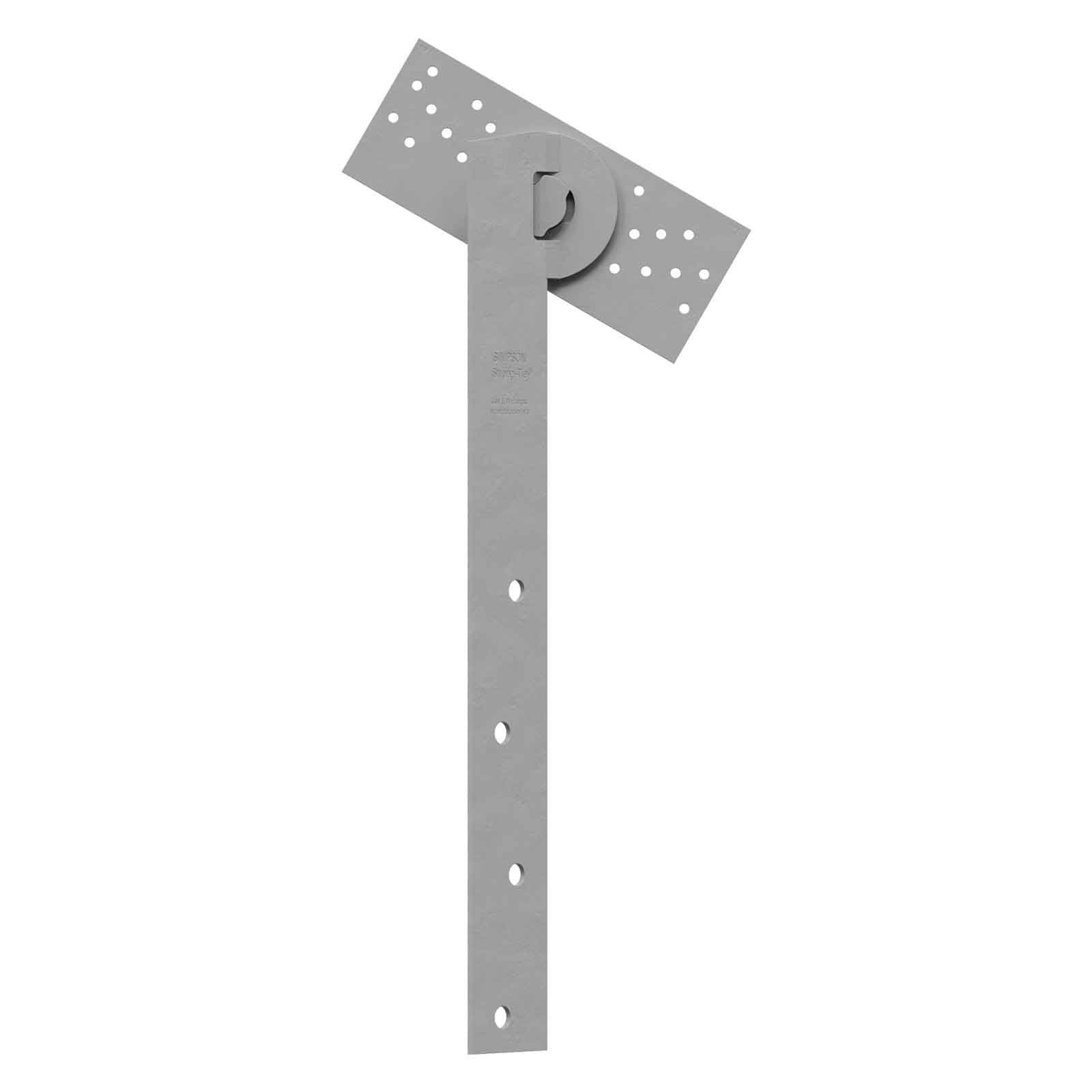 Simpson FGTRHL Face-Mount Girder Tiedown Retrofit Left Hip - Powder coated