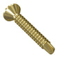 #8 x 1-1/4" Quik Drive FHSD Self-Drilling Wood-To-CFS Collated Screws, Yellow Zinc, Pkg 2500