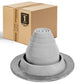 #1 Roofjack Round EPDM Pipe Flashing Boot for Metal Roof, White