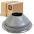 #8 Roofjack Round Silicone Pipe Flashing Boot for Metal Roof, Gray