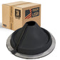 #3 Roofjack Round Retrofit EPDM Pipe Flashing Boot for Metal Roof, Black