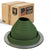 #4 Roofjack Round EPDM Pipe Flashing Boot for Metal Roof, Dark Green