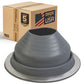 #5 Roofjack Round EPDM Pipe Flashing Boot for Metal Roof, Dark Gray