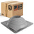 #9 Roofjack Square EPDM Pipe Flashing Boot for Metal Roof, Gray