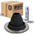 #2 Round EPDM Metal Roof Pipe Boot w/Install Kit, Black
