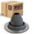 #2 Roofjack Round EPDM Pipe Flashing Boot for Metal Roof, Dark Gray