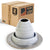 #2 Roofjack Round EPDM Pipe Flashing Boot for Metal Roof, White