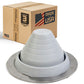 #3 Roofjack Round EPDM Pipe Flashing Boot for Metal Roof, White