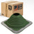 #4 Roofjack Square EPDM Pipe Flashing Boot for Metal Roof, Dark Green