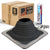#5 Square EPDM Metal Roof Pipe Boot w/Install Kit, Black