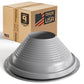#9 Roofjack Round EPDM Pipe Flashing Boot for Metal Roof, Gray