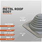 #3 Roofjack Square Silicone Pipe Flashing Boot for Metal Roof, Gray - SPECIFICATIONS