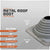 #4 Roofjack Square Silicone Pipe Flashing Boot for Metal Roof, Gray - specifications