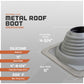 #5 Roofjack Square Silicone Pipe Flashing Boot for Metal Roof, Gray - Specifications