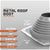 #6 Roofjack Square Silicone Pipe Flashing Boot for Metal Roof, Gray - specifications