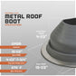 #5 Roofjack Round EPDM Pipe Flashing Boot for Metal Roof, Dark Gray - Specifications