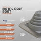#1 Roofjack Square EPDM Pipe Flashing Boot for Metal Roof, Gray