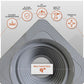 Gray flexible roof boot shown in a close-up product graphic with feature callouts and a size callout reading Max Cutout Size 9".